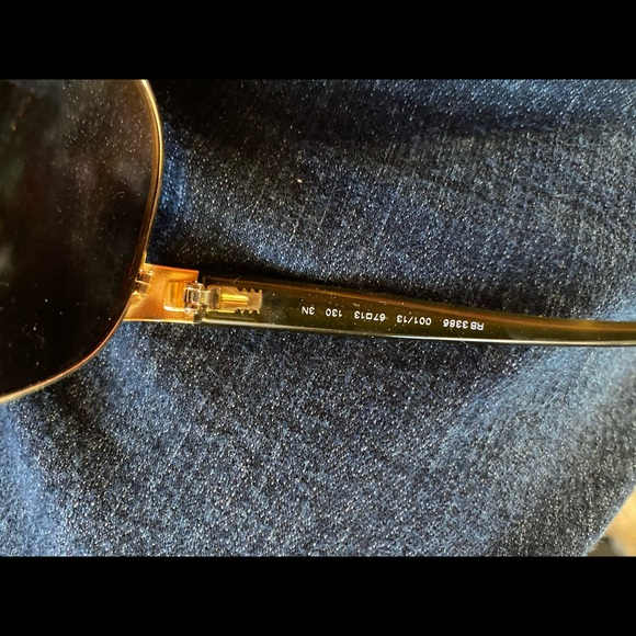 Curved Rayban Aviators gold - Picture 5 of 6